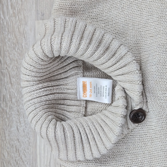 Gymboree boys 18-24m bear in scarf by cabin sweater fall happy winter tree cute - Picture 5 of 6